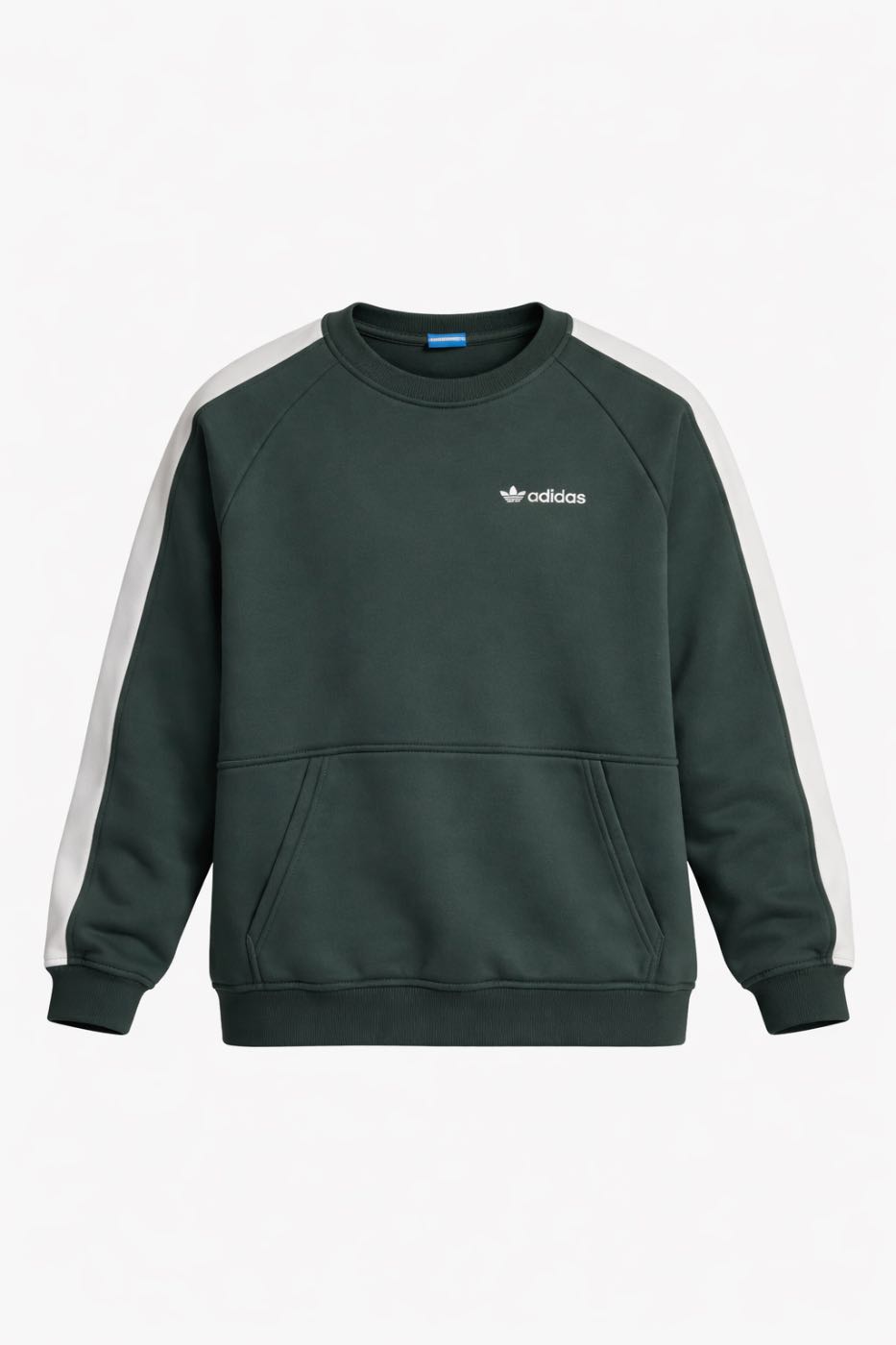 ADIDAS Originals – Trefoil Crewneck Sweatshirt Dark Green