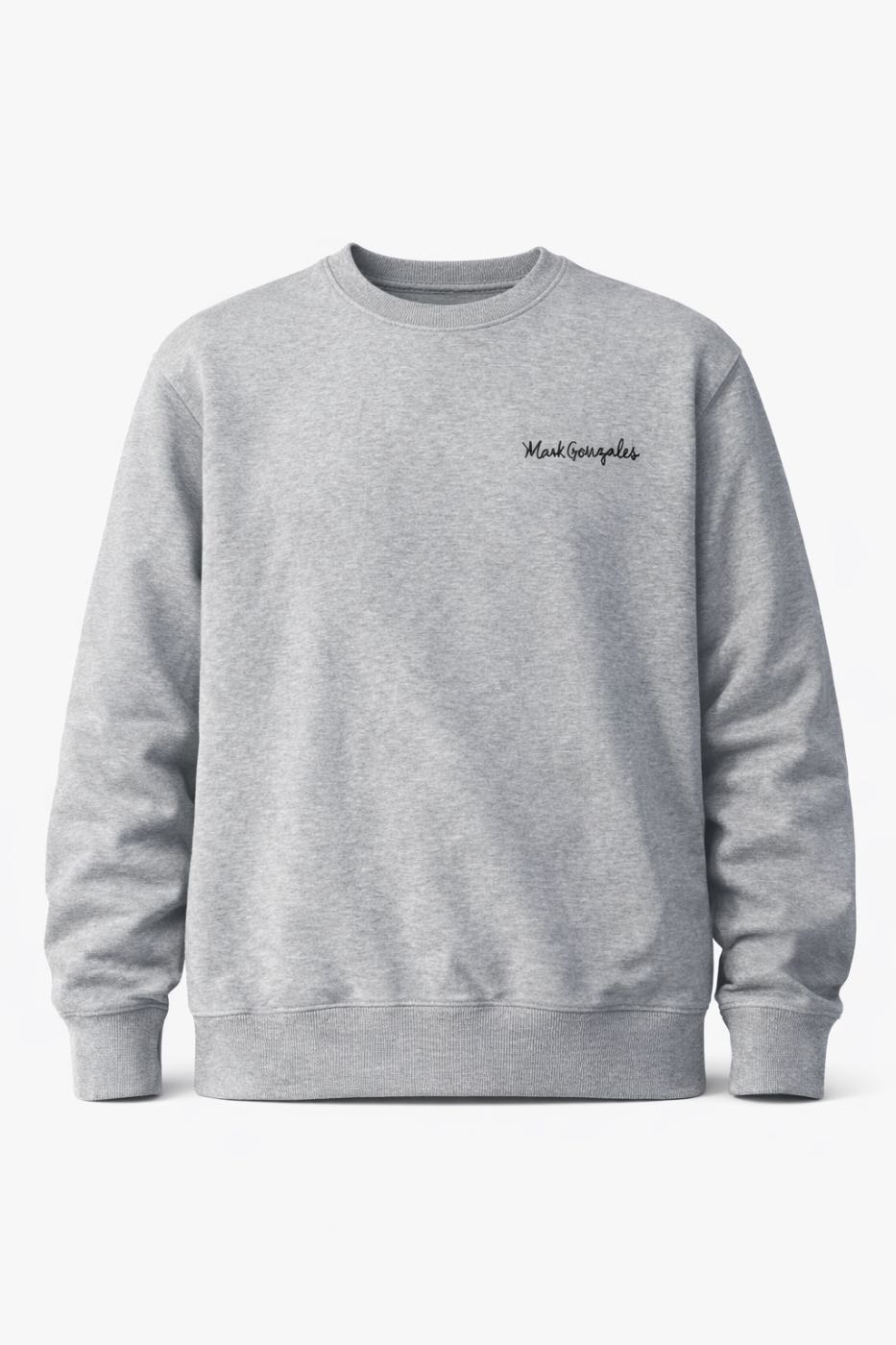 MARK GONZALES Signature Crewneck Sweatshirt Grey