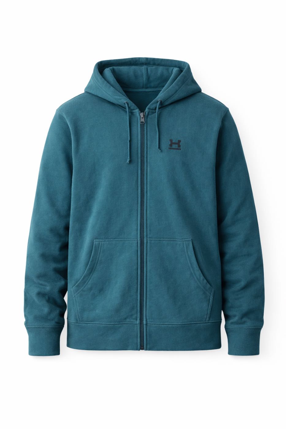 UNDER ARMOUR Zip-Up Hoodie Teal Blue