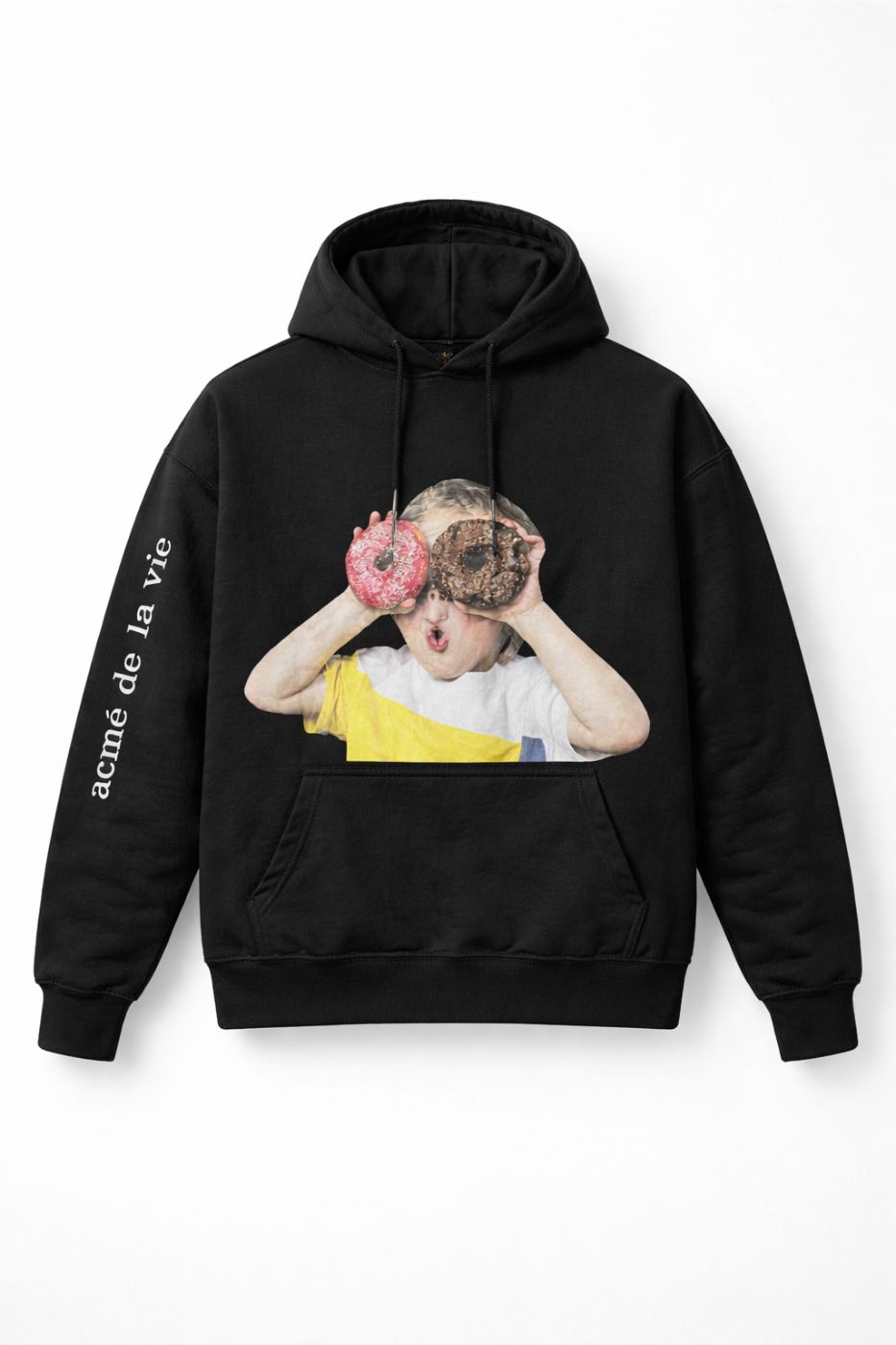 ACMÉ DE LA VIE (ADLV) Graphic Hoodie – Donut Kid Print