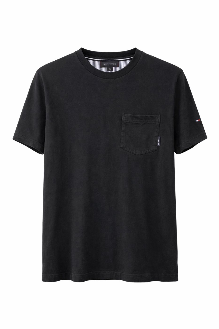 TOMMY HILFIGER Pocket T-Shirt Black
