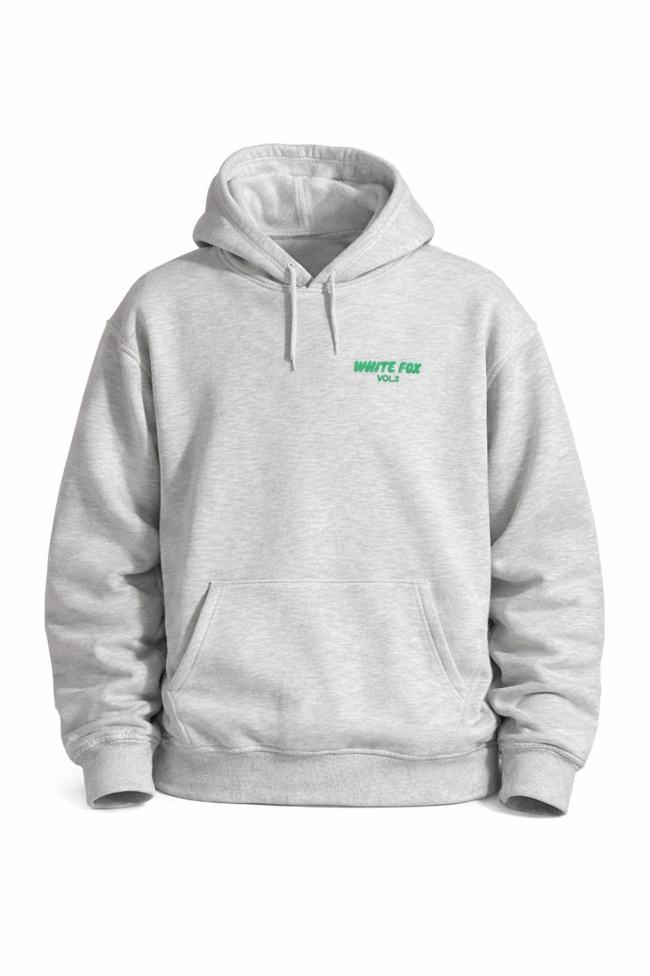 WHITE FOX – Vol.3 Hoodie (Heather Grey