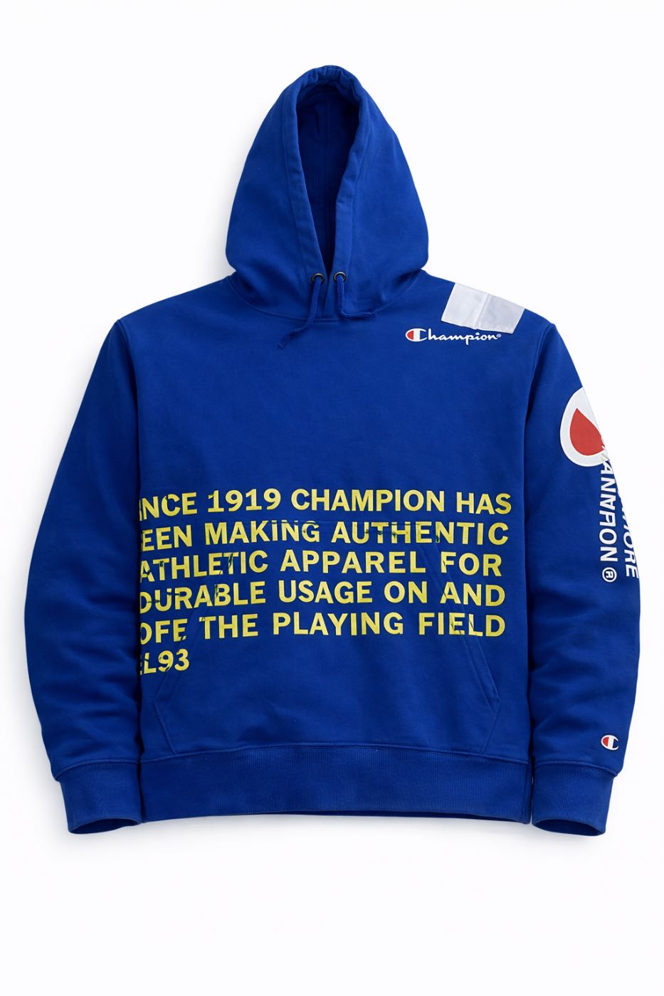 CHAMPION Graphic Pullover Blue Hoodie
