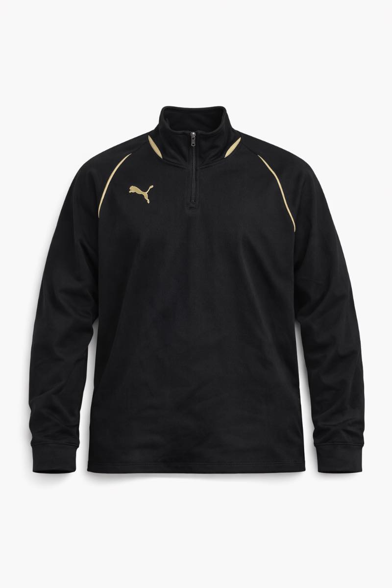 PUMA Quarter Zip Training Pullover Black