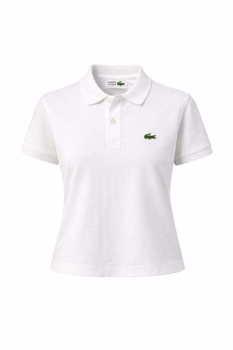 CHEMISE LACOSTE – Women Classic Polo Shirt White