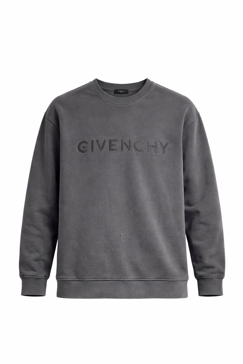 GIVENCHY PARIS Crewneck Sweatshirt Ash Coal