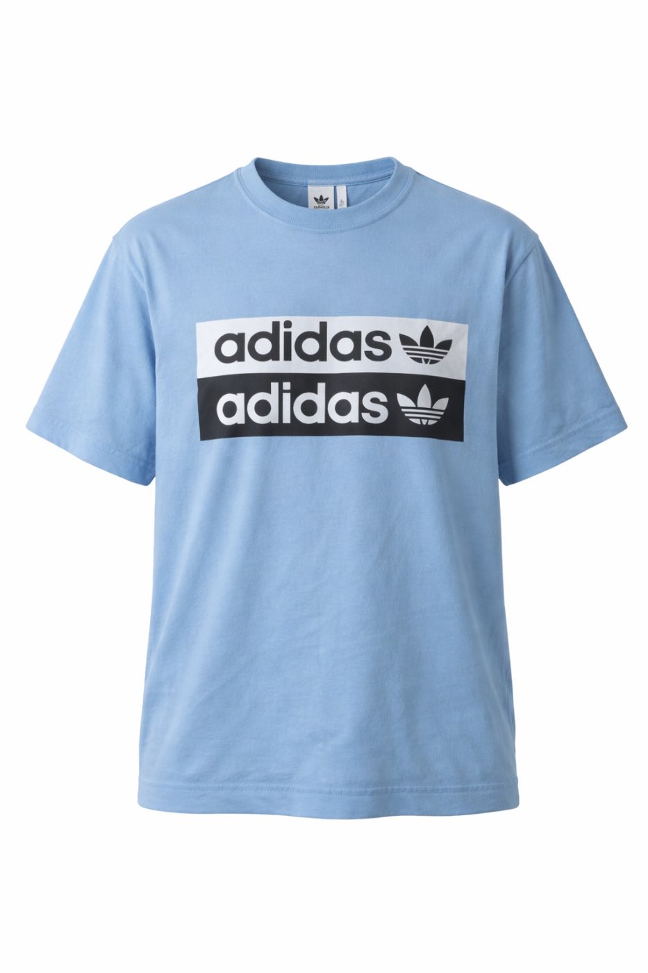 Adidas Originals Double Logo Tee Light Blue