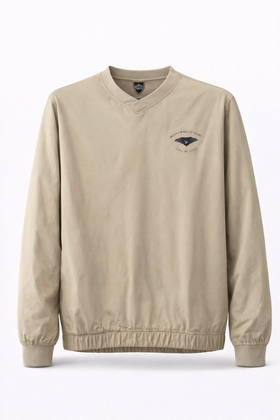 NIKE GOLF V-Neck Pullover Beige