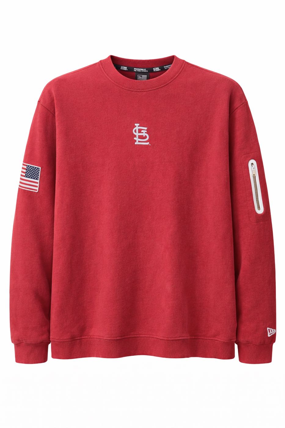 NEW ERA – St. Louis Crewneck Sweatshirt Red